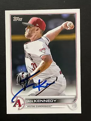 Ian Kennedy Signed Card 2022 Topps In Person Autograph (IP) Auto • $5