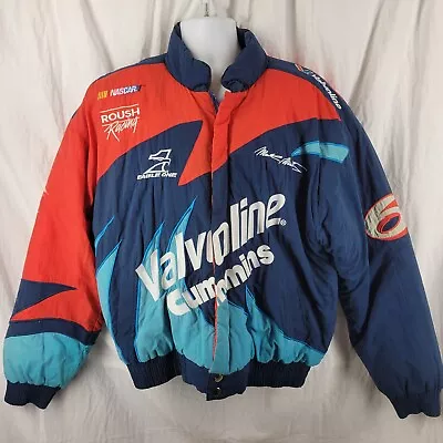 Roush Racing Valvoline Jacket Cummins Sz Large Vintage #6 Mark Martin • $69.99