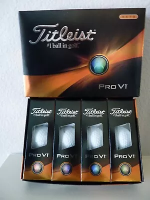 Titleist Pro VI Golf Balls One Dozen White New In Box (5-6-7-8) • $40