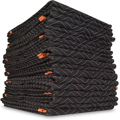 72-Inch By 80-Inch Heavy Duty Padded Moving Blankets 12 Pack Polyester • $57.91