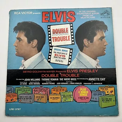 Elvis Presley RCA LPM-3787 Double Trouble LP R 3S/3S Original 1965 Exc • $25