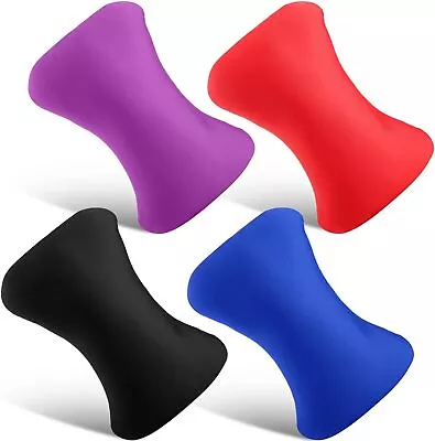 Soaoo 4 Pcs Microbead Neck Roll Pillow Squishy Soft 15 X 7.9“ Retro Color  • $57.28