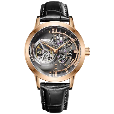 OBLVLO Mens Automatic Watches Luxury Mechanical Wristwatch Skeleton Waterproof • $169