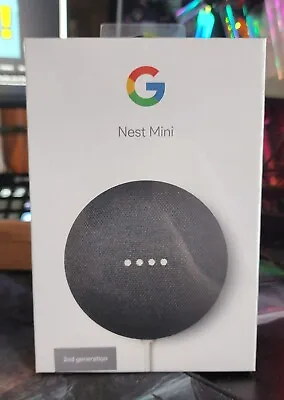 $50 • Buy Google Nest Mini 2nd Generation Smart Speaker Home Assistant  Sealed