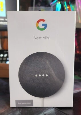 $50 • Buy Google Nest Mini 2nd Generation Smart Speaker Home Assistant  Sealed