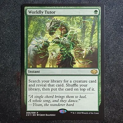 $26.77 • Buy Worldly Tutor - Commander Collection: Green (Magic/MTG)