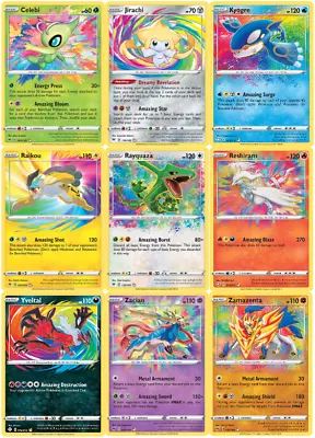 Pokemon Amazing Rare - Choose Your Card! Full Art Ultra Rare Holo All Available • $2.50