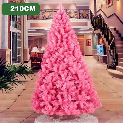 SALE Pink Christmas Tree 7FT 2.1M Lush 1080 Tips Metal Stand Easy Assemble • $9999.99