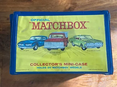 Vintage 1968 Matchbox Collector's Mini-Case (holds 24) • $7.50