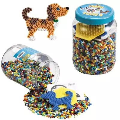 Hama 10.2021 Beads And Pegboards In Tub Blue • £15.84