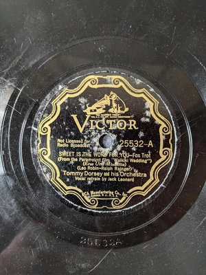 $11 • Buy Tommy Dorsey 78 Sweet Is The Word For You / A Little Hula Heaven 1937 25532 #49
