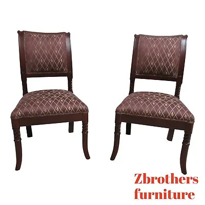 Pair Italmond Furniture French Regency Dining Room Side Chairs A • $699