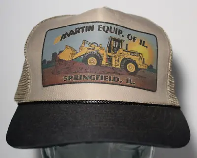 New Martin Equipment John Deere Loader Snapback Trucker Hat Springfield Illinois • $20.99