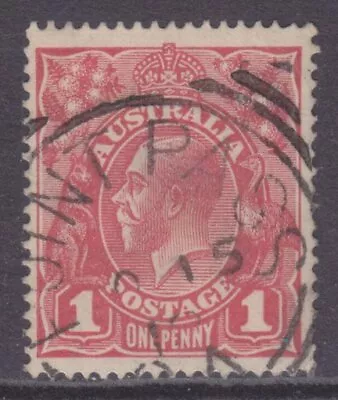 $6.30 • Buy KGV Heads Single Wmk 1d Red Die 1 FU *POINT PASS SA POSTMARK* SG 21c (049)