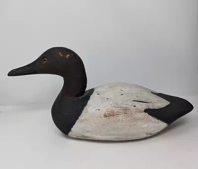 Mason Canvasback Duck Decoy Glass Eyes Jack Brackney Signed 1980 From Estate • $94.51