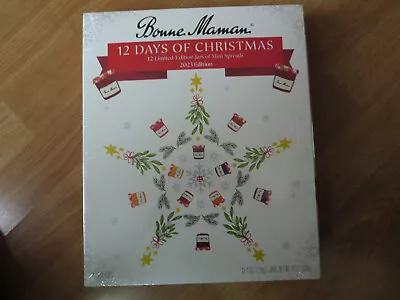 Bonne Maman 2023  12 Days Of Christmas Advent Calendar 12 Mini Jams Spreads • $6.99