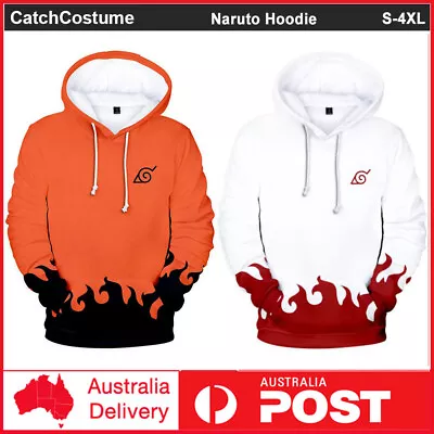 Anime Naruto Hokage Ninjia Hoodie Sweatshirts Pullover Hooded Coat Jacket Unisex • $31.99