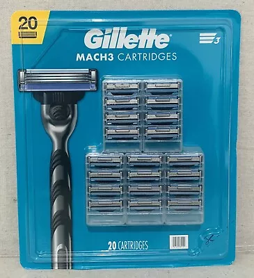 Gillette Mach3 Razor Blade Refill Cartridges - 20 Count • $28.99