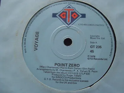 £1.50 • Buy Voyage......point Zero........7 ..1978......soul / Funk / Disco