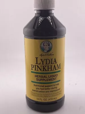 Lydia Pinkham Liquid  Menstruation And Menopause - 16Oz 3/2026 • $19.99