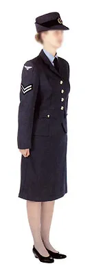 British WRAF Woman's No1 Royal Air Force Dress Jacket All Sizes • £50.99