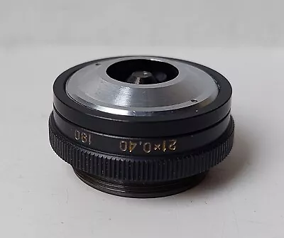 Objective For Microscope EPi 21 X 0.40 Tube 190 LOMO • $39