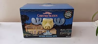 National Lampoons Christmas Vacation Clark Griswold Official Moose Mug Glass New • $15