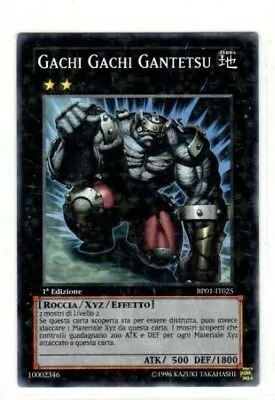 Yu-Gi-Oh Gachi Gachi Gantetsu BP01-IT025 ITA STARFOIL • $1.07