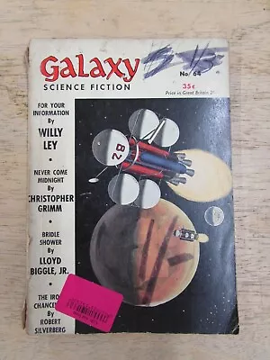 GALAXY SCIENCE FICTION No. 64 PERIODICAL  - STRATO - £3.25 UK POST • £7.99