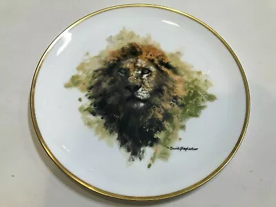 Wedgwood Spink David Shepherd Wildlife Collection  Lion  Plate 10 1/2  Diameter • £22.19