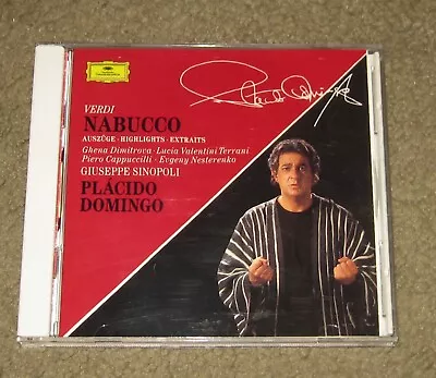 Verdi - Nabucco (Highlights) Sinopoli - Piero Cappuccilli - Placido Domingo CD • $10.99