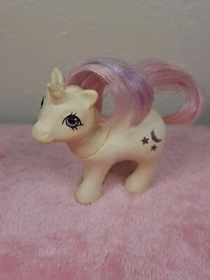 $15 • Buy My Little Pony G1 Baby Moon Dancer Vintage Stars Moon Pink White Purple 