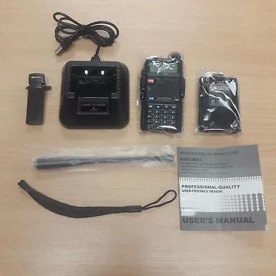 £9.99 • Buy Baofeng UV-5R Dual Band (VHF/UHF) Analog Portable Two-Way Radio With USB Charger