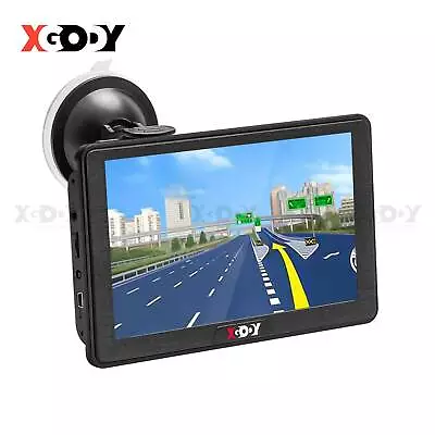 XGODY 7  GPS Navigation With Bluetooth 8G Sat Nav Navigator For Trucks Free Maps • $52.89