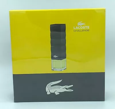 Gift Set Lacoste Challenge Eau De Toilette 90ml + Aftershave 75ml • £150