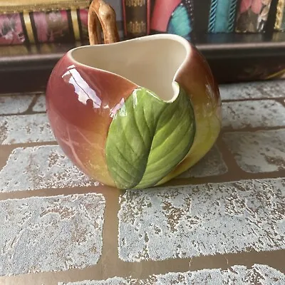 Vintage Apple Milk Jar Canister Bowl Ceramic Philippines • £14.90