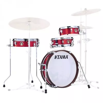 Tama Club-JAM Pancake Drum Kit Shell Pack Burnt Red Mist LJK48P-BRM • £338.99