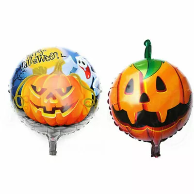 1pcs Halloween Pumpkin Ghost Bat Birthday Party Supply Foil Balloon Decorations • $2.69