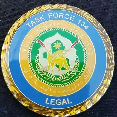 MNF-I Multinational Forces Iraq JTF-134 Legal Deployment Challenge Coin • $32.99
