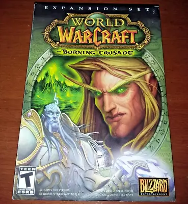 World Of Warcraft: THE BURNING CRUSADE PC 2008 BOX + MANUAL • $15