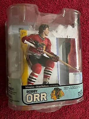 NEW 2007 McFarlane NHL Legends Series 5 Bobby Orr Blackhawks Action Figure • $24.99