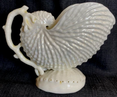£42 • Buy Irish Belleek Nautilus Jug  Black Mark Period