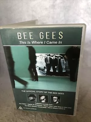 Bee Gees - This Is Where I Came In  (DVD 2001) VGC. Free Shipping REGION O. • $9.99