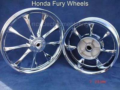 Honda FURY OEM Chrome Rims Wheels Rim Wheel Front Rear VTX 1300 Exchange Progr. • $995