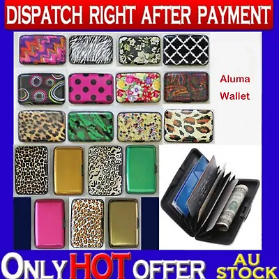 $5.48 • Buy NEW Deluxe Aluma Wallet Credit Card Holder Anti RFID Scanning Aluminum Case