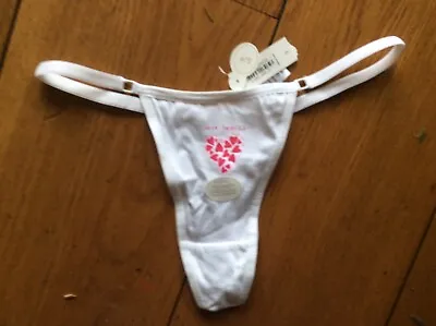 La Senza Love Hearts Thong Size 8 • £1.50