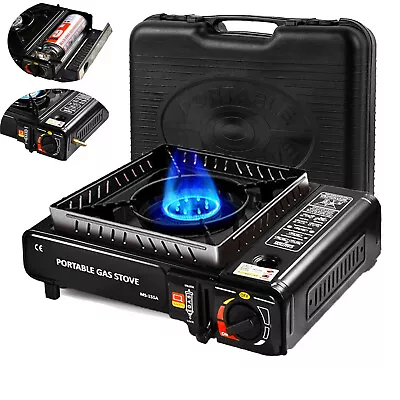 3000W Camping Stove Propane&Butane Windproof Fire Dual Fuel Brass Cooking Burner • $29.05