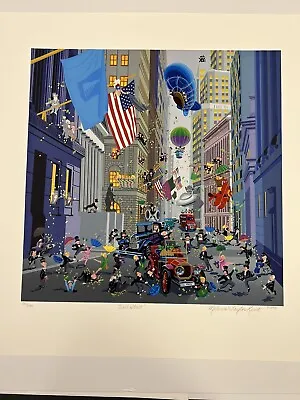 Melanie Taylor Kent - “Wall Street” - Serigraph Signed 180/500 W/ COA • $379.69