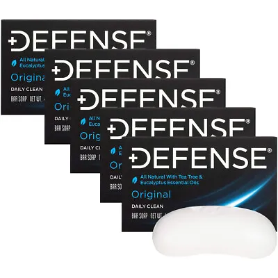 $34.50 • Buy Defense Soap 4 Oz. Antimicrobial Therapeutic Body Bar Soap - 5 Pack - Original