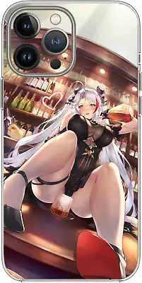 Bar Glass Girl Maid Thicc Waifu Sexy Cover Case Silicone / Shockproof / MagSafe • $17.95